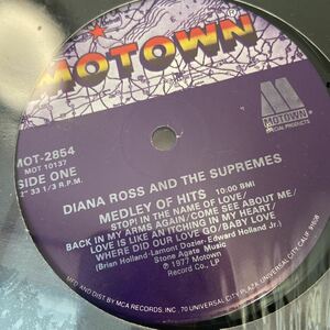 Diana Ross LOVE HANGOVER MEDLEY OF THE SUPREMES レコード　バイナル　MEDLY OF HITS