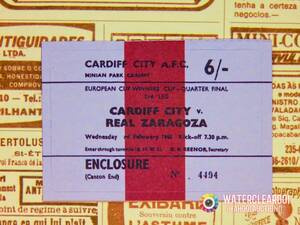 □■□46019-HS□■□[PAPER-STICKER] レトロポスター＠CARDIFF CITY