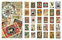 □■□42019-HS□■□[FLAKE-STICKER] ヴィンテージSTAMP_RETRO MODERN TIMES_画像2