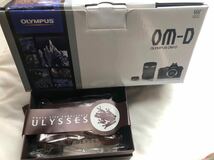 中古　OLYMPUS オリンパス カメラレンズ　OM-D　e-m5本体　レンズセット　箱あり　バッテリー無し美品　ULYSSES製　カメラカバー付き_画像1
