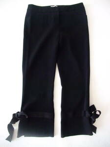 TO BE CHIC ribbon attaching pants 38