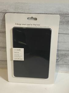 iPad mini ケース iPad mini カバー ブラック 黒 スタンド機能付き Z-stand case