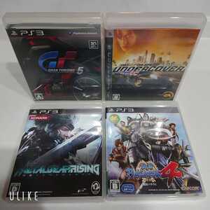 PS3 ソフト ニードフォースピードなど 4タイトル 動作未確認 送料無料!