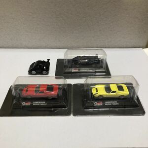 激レア絶版・廃版希少！Ｇ.space！LAMBORGHINI MIURA P400 SV！COUNTACH LP500S！ダイキャストミニカー３台セット！おまけ付き！当時物！