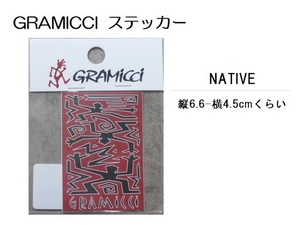 グラミチ ステッカー NATIVE GAC-006 新品 GRAMICCI STICKER 防水素材