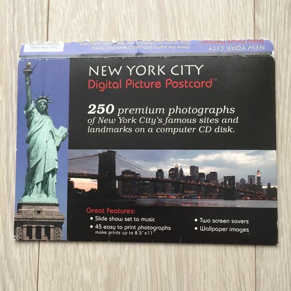 NEW YORK CITY digital picture postcard CD