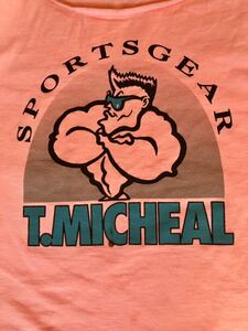 貴重レア!『T.MICHEAL』スポーツギア USスポーツウエアー ボディービルフィットネス☆ファッション☆メンズサイズ>XXL