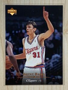 NBA Trading Card Brent Barry RC Upper Deck Rookie Card 95-96 ブレントバリー ルーキーカード LA Clippers 90年代 画像転載禁止