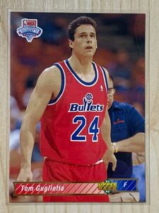 NBA Trading Card Tom Gugliotta RC Rookie Card UpperDeck 92-93 トムググリオッタ ルーキーカード 90年代 Washington Bullets Wizards