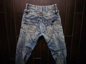 G-STAR RAW♪TRAIL 5620 TAPERED♪ジースター♪立体裁断♪傑作♪W29 L32♪50278 296 1672