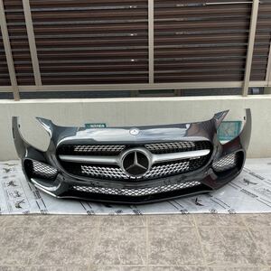 中古 超希少 メルセデスベンツ Mercedes-Benz C190 AMG GT S フロントバンパー グリル セット ガンメタ