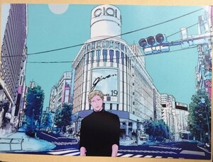 クリアファイル　【　ギヴン　】　キヅナツキ　タワーレコード　B-②　秋彦