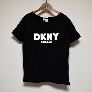 90s Vintage DKNY JEANS Donna Karan sweat cut and sewn cut off 