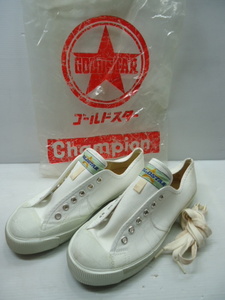  dead stock Showa Retro / Champion Gold Star * shoes * sneakers 24cm