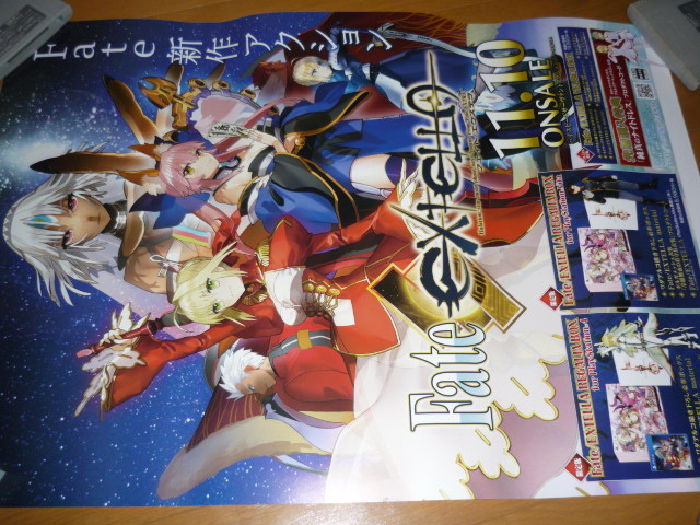 【国産】 PS4 Fate エクステラ　非売品ゲームポスター その他