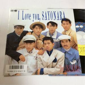 チェッカーズ / I LOVE YOU, SAYONARA / PARTY EVERYDAY / 7inch レコード / CHECKERS / 藤井フミヤ / 1987 /
