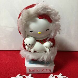  Kitty * Hello Kitty * ceramics * collection doll *eskimo-?* world Kitty figure ornament *2003 year * Sanrio * box none * ultra rare 