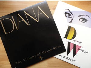 ●LD ビジョンズ・オブ・ダイアナ・ロス ◎ THE VISIONS OF DIANA ROSS + ディオンヌ・ワーウィック / イン・コンサート ◎ DIONNE WARWICK