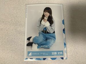 日向坂46 ひなくり2019 青サンタ衣装 生写真 加藤史帆 座り