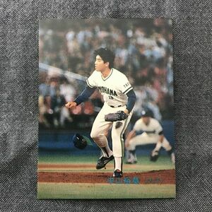 1989年　カルビー　プロ野球カード　89年　301番　大洋　中山　美品　　　【管理NO:202-00】