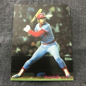 1985年　カルビー　プロ野球カード　85年　344番　広島　衣笠　　　【管理NO:202-63】