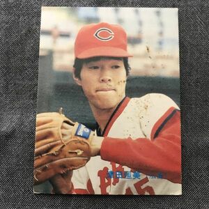 1984年　カルビー　プロ野球カード　84年　36番　広島　津田　　　　【管理NO:202-63】