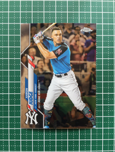 即決のみ！★TOPPS MLB 2020 CHROME UPDATE #U-90 AARON JUDGE［NEW YORK YANKEES］ベースカード「HR」★_画像1