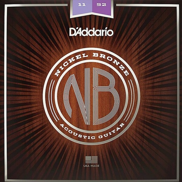 D'Addario NB1152 Custom Light 011-052 Nickel Bronze ダダリオ アコギ弦