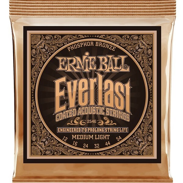 Ernie Ball #2546 Everlast Coated Medium Light 012-054 Phosphor Bronze アーニーボール アコギ弦