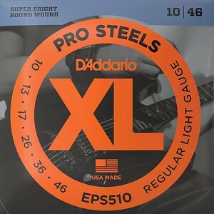 D'Addario EPS510 Pro Steels 010-046 D'Addario электрогитара струна 