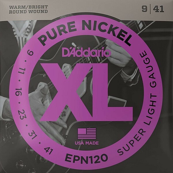 D'Addario EPN120 Pure Nickel 009-041 ダダリオ エレキギター弦