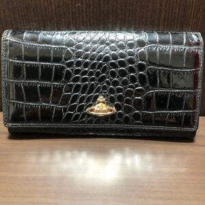 Westwood ヴィヴィアンウエストウッド 長財布 オーブ クロコ 長財布 柄 ラウンドファスナー長財布