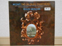 英HMV ASD-2313 オリジナル盤 メニューイン モーツァルト ディヴェルティメント第15番 シンフォニア_画像1