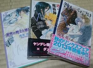 超激レア「蒼穹の剣士と漆黒の騎士 あかつきの塔の魔術師 咎人のくちづけ」全3巻 夜光花/山岸ほくと