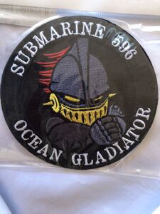 ワッペン JMSDF SUBMARINE 596 OCEAN GLADIATOR