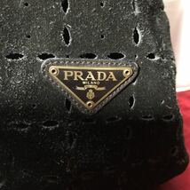 PRADA プラダ パンチング スエードレザー リュック_画像3