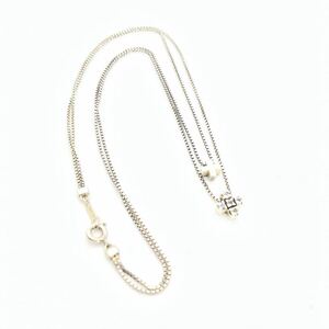 SILVER シルバー 4°C ヨンドシー 二重 ネックレス 正規品