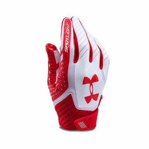  american football Under Armor glove SPOTLIGHT white red LG[ new goods ]