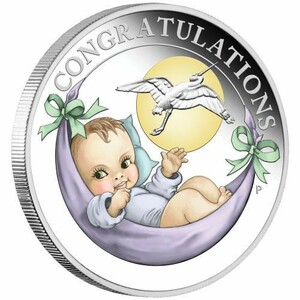 2020 赤ちゃん誕生記念 フォトフレーム 付き オーストラリア銀貨 セット