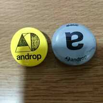 【送料無料】androp CD3枚セット「period」「one and zero」「relight」おまけ付き 缶バッジ_画像3