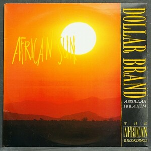 【英オリジナル】DOLLAR BRAND 2LP UK盤 AFRICAN SUN ダラーブランド アフリカ ABDULLAH IBRAHIM