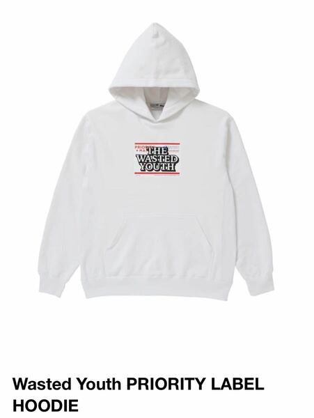 Wasted Youth PRIORITY LABEL HOODIE XL