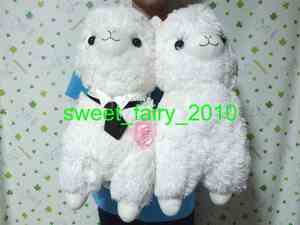 alpaca so* BIG! large alpaca san soft toy / wedding / white / 2 kind /u Eddie ng/ pretty / postage 1400 jpy ~!!!
