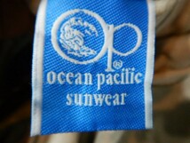 ｎ7633　OP　Ocean　Pacific　オーシャン　パシフィック　ボーダー　リバーシブル　デザイン　スウェット　パーカー　サーフ　ストリート_画像9