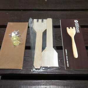  new goods . bargain salad server wood cutlery set Ferrie simo camp dressing up 