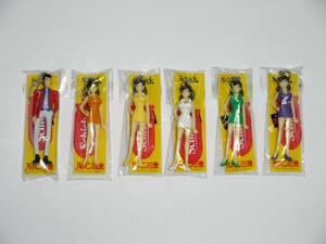  not for sale Schick Schic .geto! Lupin III collection Mine Fujiko strap key holder key chain 6 kind set passing of years unused goods 