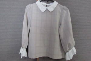 * lady's long sleeve blouse pink free size used free shipping * Olive des Olive 