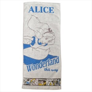 ♪新品　ふしぎの国のアリス　フェイスタオル　No2　Alice in Wonderland　ディズニー　Disney