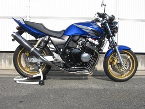 新品 WR’S CB400SF H-VTEC/SB Ⅰ/Ⅱ/Ⅲ(BC-NC39) カーボンサイレンサーフルエキゾースト SC1409JM ダブルアールズ マフラー