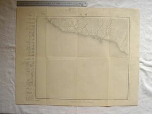 【古地図 大正 北海道】『浦河』五万分一地形図浦河4号 大正9年測図 大正10年8月30日発行 大日本帝国陸地測量部【日高 様似】